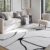 YIHOUSE 6×9 Washable Modern Abstract Black White Area Rug