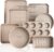 9-Piece Baking Pans Set Nonstick, Stackable Non Toxic Bakeware Sets with Diamond Texture, Oven Pan Set for Cooking, Includes Cookie Sheet with Rack, Cake Pan, Roasting Pan, Muffin Tin, Diamond Gold