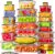 KEMETHY Large 50 PCS Food Storage Containers with Airtight Lids, BPA-Free
