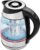 Chefman Electric Kettle with Temperature Control, 5 Presets LED Indicator Lights, Removable Tea Infuser, Glass Tea Kettle & Hot Water Boiler, 360° Swivel Base, BPA Free, Stainless Steel, 1.8 Liters