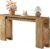 LITTLE TREE 70.9-Inch Long Console Table, Narrow Sofa Table Behind the Couch, Farmhouse Console Table for Living Room, Entryway, Hallway